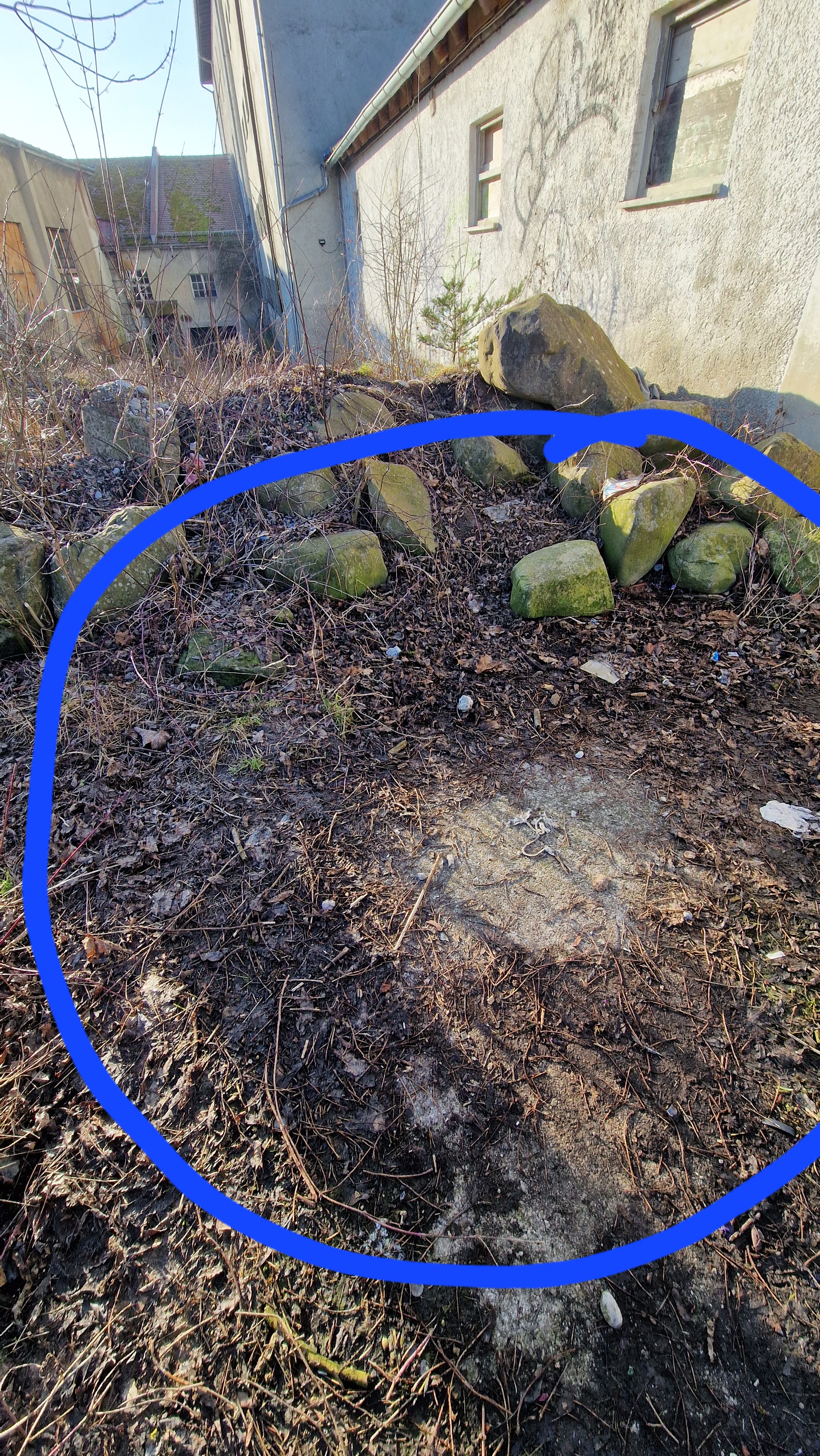 So sah der Standort vorher aus