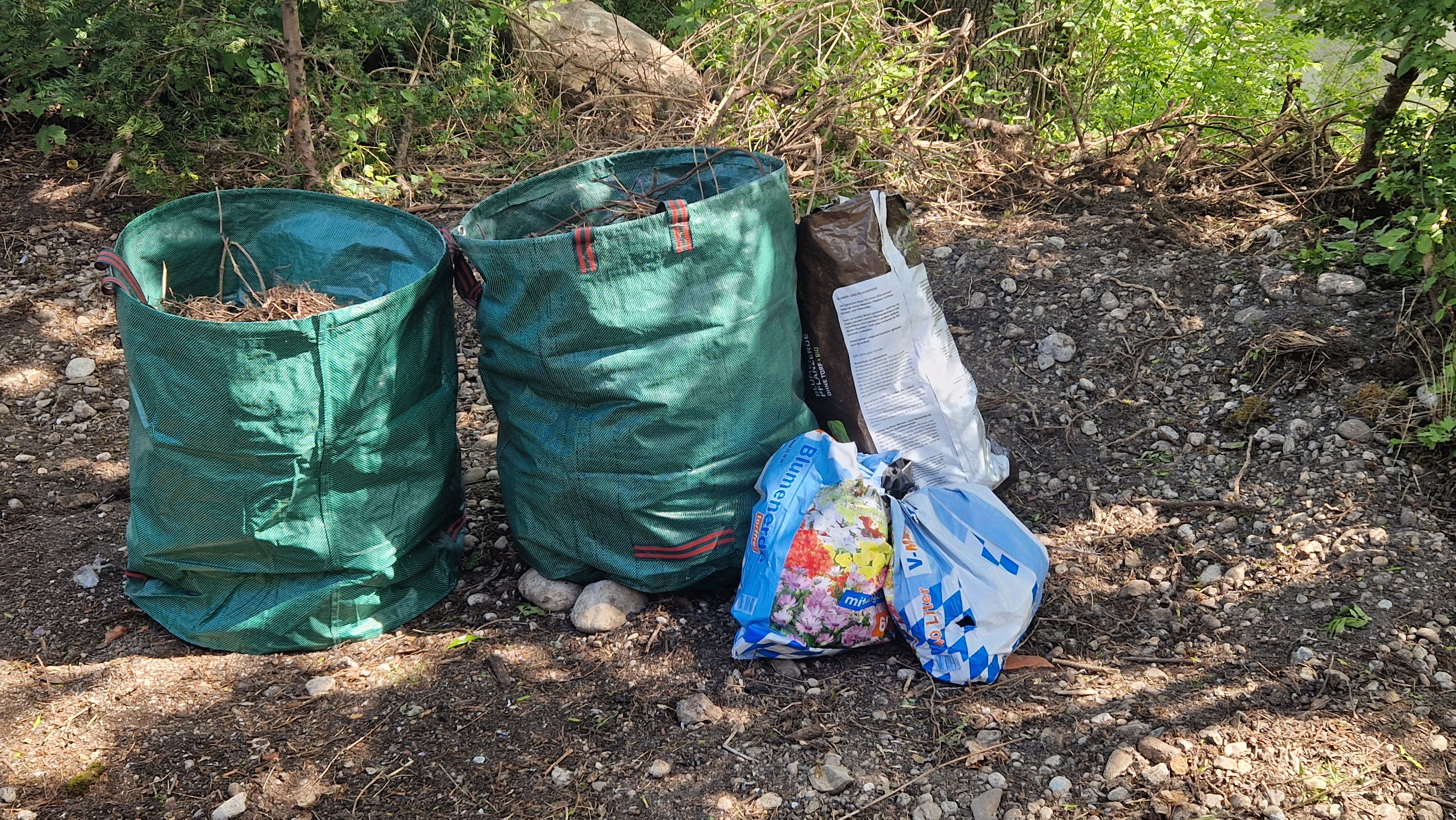 der Müll wurde beseitigt...